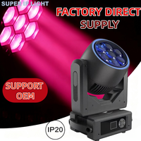 Projecteur LED Wash 7*40W Bee Eye à tête mobile avec zoom pour banquets, discothèques, clubs, fêtes et scènes
