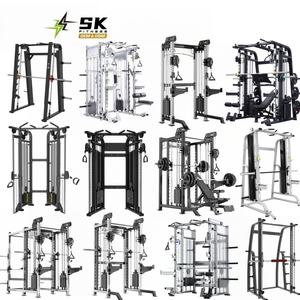 SK 2026 OEM Set Fitness Multifunzionale Commerciale All-in-one: Smith Machine, Power Rack, Cable Crossover, Chest Press, Leg Press, Leg Curl, Back Extension - Product Image 1