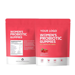 Vendita calda OEM donne Gummies probiotici sapore di mirtillo rosso promuove la digestione intestinale e migliora l'immunità integratori per la salute - Product Image 5