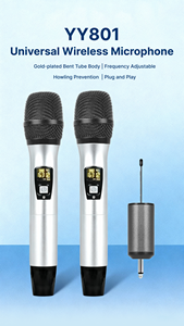 Nuevo Micrófono Inalámbrico VHF Universal Profesional <span class=keywords><strong>LG</strong></span> SURPASS SP-VMP14 para <span class=keywords><strong>Karaoke</strong></span> Familiar, Receptor de Mano, Cardioide, Aleación de Aluminio - Product Image 2