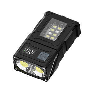 Nhỏ EDC Đèn pin 1200mAh 90 độ xoay USB 7 chế độ nam châm mạnh mẽ COB <span class=keywords><strong>LED</strong></span> mini móc chìa khóa sửa chữa Làm việc đèn <span class=keywords><strong>flash</strong></span> ánh sáng - Product Image 1