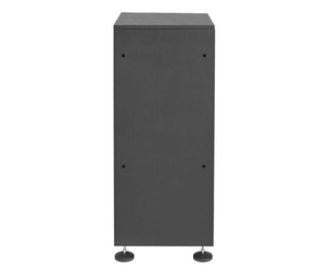 Boîte à colis sécurisée en acier noir sur <span class=keywords><strong>pied</strong></span> avec 4 pieds à levier Boîte aux lettres de rangement Boîte à colis - Product Image 4