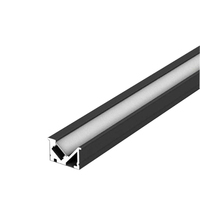 China Professional kunden spezifische schwarz eloxierte lineare Kanal-LED-Alu-Aluminium-Extrusion gehäuse profile für Licht leisten