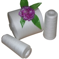 Fil à coudre en polyester 100% filé blanc brut, prix de gros bon marché, 40s/2 50s/2 60s/2 80s/2