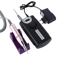 BLUEQUE professionnel Portable 30000 tr/min Rechargeable électrique perceuse à ongles Machine en acier Construction perceuse à ongles dissolvant de polissage