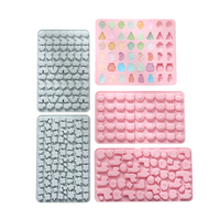 Cartoon Animal Candy Silikon form DIY Backen Kuchen Dekorations werkzeug Hausgemachte Kinder schokolade QQ Sugar Drop Kleber form