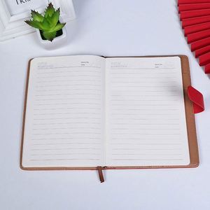 Promotional Business A5 PU <b>Leather</b> Notebook with Socket Diary <b>Notepad</b> Office Meeting Record Book with Buckle Closure - Product Image 6