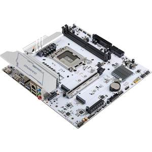 เมนบอร์ดเดสก์ท็อป Magic Solid B860PRO-W/B DDR5 M ATX รองรับซีพียู LGA1851 ช่องสัญญาณคู่ รองรับหน่วยความจำ DDR5 64GB ใหม่ รองรับการถ่ายโอนข้อมูลความเร็วสูง - Product Image 4