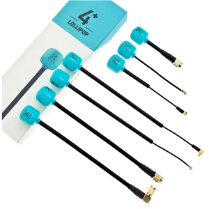 Foxeer <span class=keywords><strong>2</strong></span> pz. Antenna FPV Lollipop <span class=keywords><strong>4</strong></span>+ 5.8G <span class=keywords><strong>2</strong></span>.6dBi RHCP SMA RPSMA UFL MMCX Omni LDS per Droni da Corsa Sostituibile FXB - Product Image 1