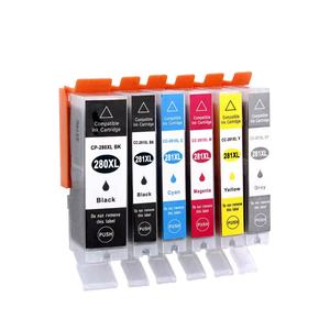 PCI <span class=keywords><strong>280</strong></span> XL 280xl PGI-<span class=keywords><strong>280</strong></span> PGI280 CLI-281 CLI281สีเข้ากันได้ตลับหมึกสำหรับ <span class=keywords><strong>Canon</strong></span> PIXMA TS9120 TS8120 TS6120เครื่องพิมพ์ - Product Image 1