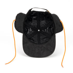 Casquette Snapback d'hiver en velours côtelé à 7 panneaux avec protection des oreilles TCAP Custom - Product Image 6