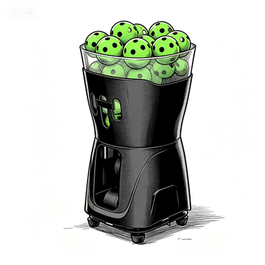 New Arrival PS Mini Pro Children's Portable Pickleball Machine Set Auto Return Net High-Speed Balls 45+ Balls Capacity Training