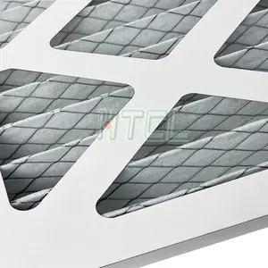 Filtre à air plissé de pré-filtre de carton de cadre de papier de panneau de poussière de haute qualité pour le système de climatisation