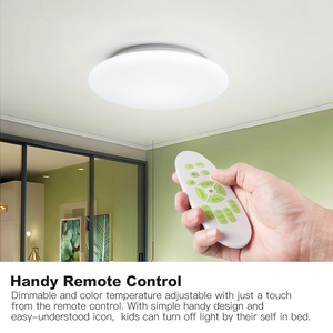 Lámpara de techo inteligente con montaje empotrado, luz led de 24W con WiFi, Compatible con aplicación inteligente Alexa, accesorio de iluminación regulable para dormitorio, sala de estar y hogar - Product Image 3