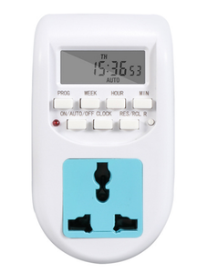 Minuterie <span class=keywords><strong>numérique</strong></span> Minuterie <span class=keywords><strong>Prise</strong></span> UK Électronique Programmable Hebdomadaire avec L'affichage D'affichage À CRISTAUX LIQUIDES - Product Image 1