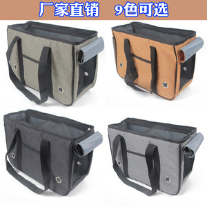 Sac de transport souple pour animaux de compagnie, sac de voyage portable 12 Jin pour chiens et chats, couleur unie, design carré - Product Image 2