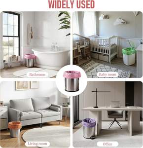 Bolsas de Basura de Colores para Baño, Bolsas de Basura Pequeñas sin Perfume, Bolsas de Basura Resistentes a Prueba de Fugas para Oficina o Dormitorio - Product Image 3