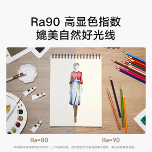 มิย่าโคมไฟตั้งโต๊ะ 2 ไลท์สีขาว LED ระบบควบคุมแบบสัมผัส 90 CRI 25000 ชั่วโมงสำหรับนักเรียนและเด็กอ่านหนังสือป้องกันดวงตา - Product Image 5