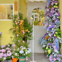 Arrangement de fleurs artificielles en soie réalistes faites à la main, très demandées, pour la Saint-Valentin, Pâques, la Fête des Mères, Noël, imperméables et durables