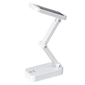 Sıcak taşınabilir katlanır güneş çalışma dokunmatik masa lambası ofis çalışma masası lamba