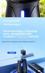 Nouvelle Pompe de <span class=keywords><strong>Douche</strong></span> Électrique Portable 2026 Rechargeable par USB 8000mAh Légère, Étanche, Multi-jets, pour <span class=keywords><strong>Camping</strong></span> et Eau Chaude - Product Image 6