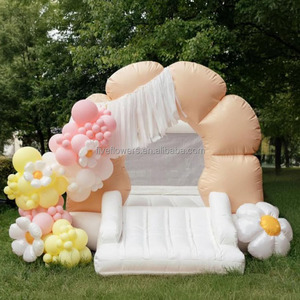 Casa de Rebote Inflable Grande para Exteriores con Diseño de Dinosaurio, Blanca, Completamente de PVC, 10x10 - Product Image 6