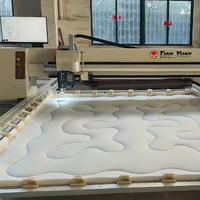 Machine à coudre automatique à bras long HFJ-A Servo, à aiguille unique, pour la couture précise et rapide de couettes, de couvre-lits et de matelas
