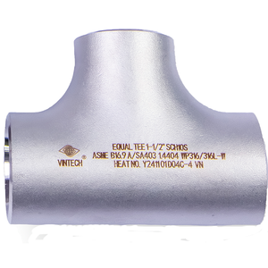 Conexión en T de Acero Inoxidable, Soldada, Resistente a la Corrosión, Superficie Lisa, para Tratamiento de Agua, Gas y Petróleo - Product Image 1