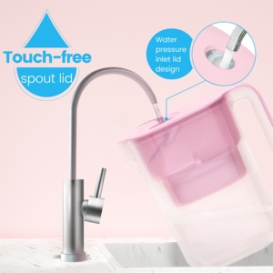 <span class=keywords><strong>Caraffa</strong></span> <span class=keywords><strong>Filtrante</strong></span> Alcalina da Banco per Uso Domestico, Alternativa Ecologica al Purificatore d'<span class=keywords><strong>Acqua</strong></span> Zerowater per <span class=keywords><strong>Acqua</strong></span> Potabile Sana - Product Image 5