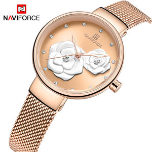 <strong>Japan</strong> <strong>movement</strong> 2019 fashion luxury quartz women's quartz quartz <strong>movement</strong> <strong>naviforce</strong> lady quartz <strong>watch</strong> <strong>watch</strong> cn gua floral design <strong>watch</strong> - Product Image 1