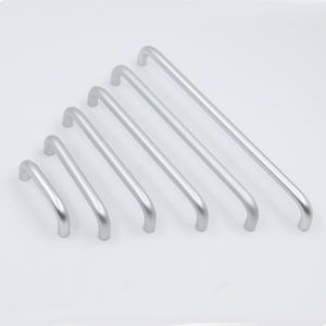 มือจับประตูตู้อลูมิเนียมอัลลอยด์สีเงินทองสี่เหลี่ยมสำหรับห้องครัวและลิ้นชัก gqk ขายดีไฟทันสมัยหรูหราละเอียดอ่อน - Product Image 5