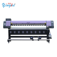 Máquina de Impresión Digital de Formato Ancho Yinghe YH-2002A de Dos Cabezales, 2 m de Ancho, Cabezales Industriales, Plotter de Alta Precisión de 1440 dpi