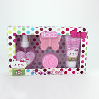 Coffret cadeau pour le bain des enfants Pink Beauty Girl Happy