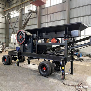 Frantoio a mascelle <span class=keywords><strong>mobile</strong></span> compatto per ghiaia e costruzioni, frantoio primario cingolato per oro 20-40t/h con motore AC, marca Haotuo - Product Image 2