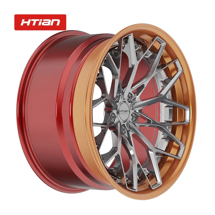 Chrome Spoke Wire Alloy Wheels 18 inch to 24 inch 5/6 Holes Car Rims Wheels Various Colors Wheel lips