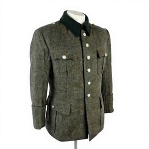 Túnica de Lana Gris Campo M40 Alemana de la Segunda Guerra Mundial, Chaqueta de Manga Larga para Hombre, Uniforme Clásico, Cosplay, Ropa Exterior Impermeable, Cortavientos y Transpirable - Product Image 3