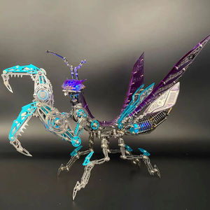 Rompecabezas 3D Mecánico <span class=keywords><strong>Mantis</strong></span> de +1000 Piezas, Juguete Educativo DIY, Modelo de Metal para Armar, Regalo Creativo Hecho a Mano para Adolescentes, 4 Estrellas, +7 Horas - Product Image 5