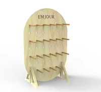 Présentoir personnalisé Apache pour autocollants, cartes postales, livres, badges et souvenirs en bois pour librairies et commerces de détail