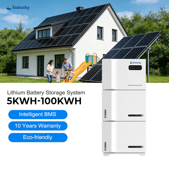 10kWh Stackable LiFePO4 Battery for Home Solar System