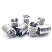 Inserts à emboîtement métriques en acier inoxydable galvanisé entièrement filetés