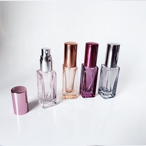 3ml 5ml 10ml 20ml Colorful Premium Minimalist <strong>Custom</strong> Empty Square Glass Spray Perfume Bottles <strong>Atomizer</strong> With Aluminum Spray Cover - Product Image 4