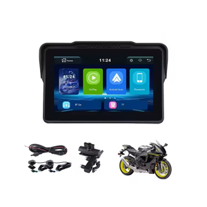 6-inch PND xe máy Carplay đài phát thanh với màn hình cảm ứng Android & USB/BT/wifi bao gồm MP3/MP4 người chơi & TV kết hợp - Product Image 3