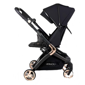 Passeggino Pieghevole Portatile <span class=keywords><strong>per</strong></span> Bambini, Carrozzina da Esterno Pratica con Colori Personalizzabili e Base Nera - Product Image 6