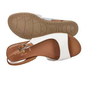 Sandalias Planas para Mujer Jana, Blancas, Talla 37, Tacón Bajo, para Verano - Product Image 6