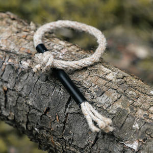 Cuerda de encendido de fuego Hike Mount de 29 cm, de cáñamo con mango de plástico, para camping, picnic, barbacoa y uso al aire libre - Product Image 4
