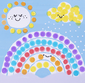 Spidol Dot Non-Toksik untuk Anak-Anak, DIY Dab Drawing, Cat Dot yang Dapat Dicuci, 12 Warna, Perlengkapan Seni dan Kerajinan untuk Anak-Anak - Product Image 4