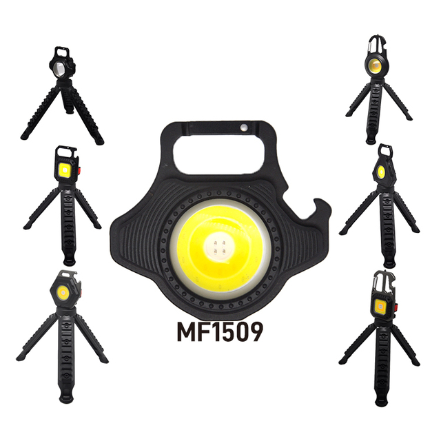 EDC Mini USB Rechargeable LED Torch 7 Light Modes Small Pocket Flashlight for Camping Work & Keychain IP65 Rated