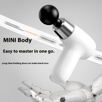 Mini pistolet de massage multifonctionnel à 5 têtes pour relaxation musculaire, masseur corporel électrique silencieux et portable pour épaules et cou