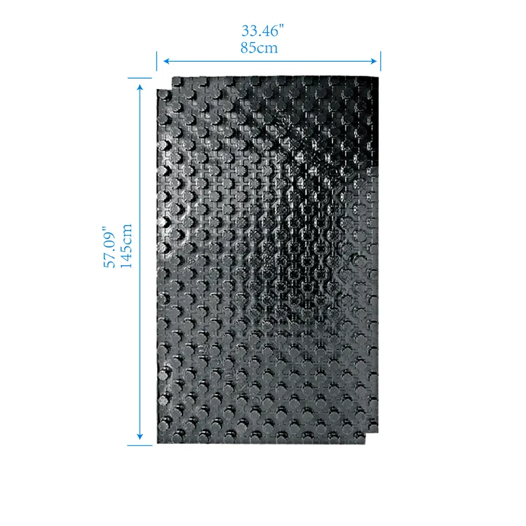 Black10mm EPS plaka yerden ısıtma modülü yalıtım panelleri yerden ısıtma için