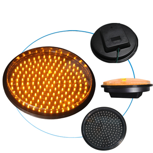 <span class=keywords><strong>Baliza</strong></span> de luz <span class=keywords><strong>intermitente</strong></span> amarilla de 300mm para seguridad en la zona escolar - Product Image 4